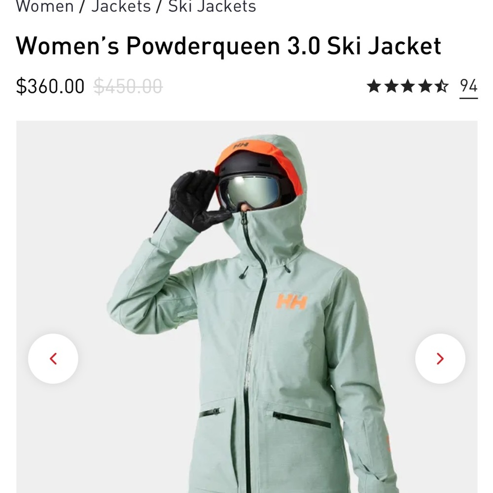 Women’s Helly Hansen Powder Queen jacket & Legendary pants